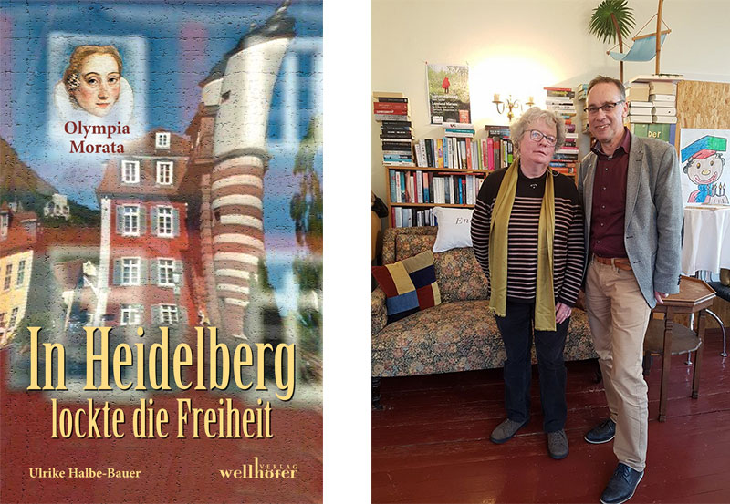 Ulrike Halbe-Bauer mit Ekkehard Leytz in der Buchhandlung Greif